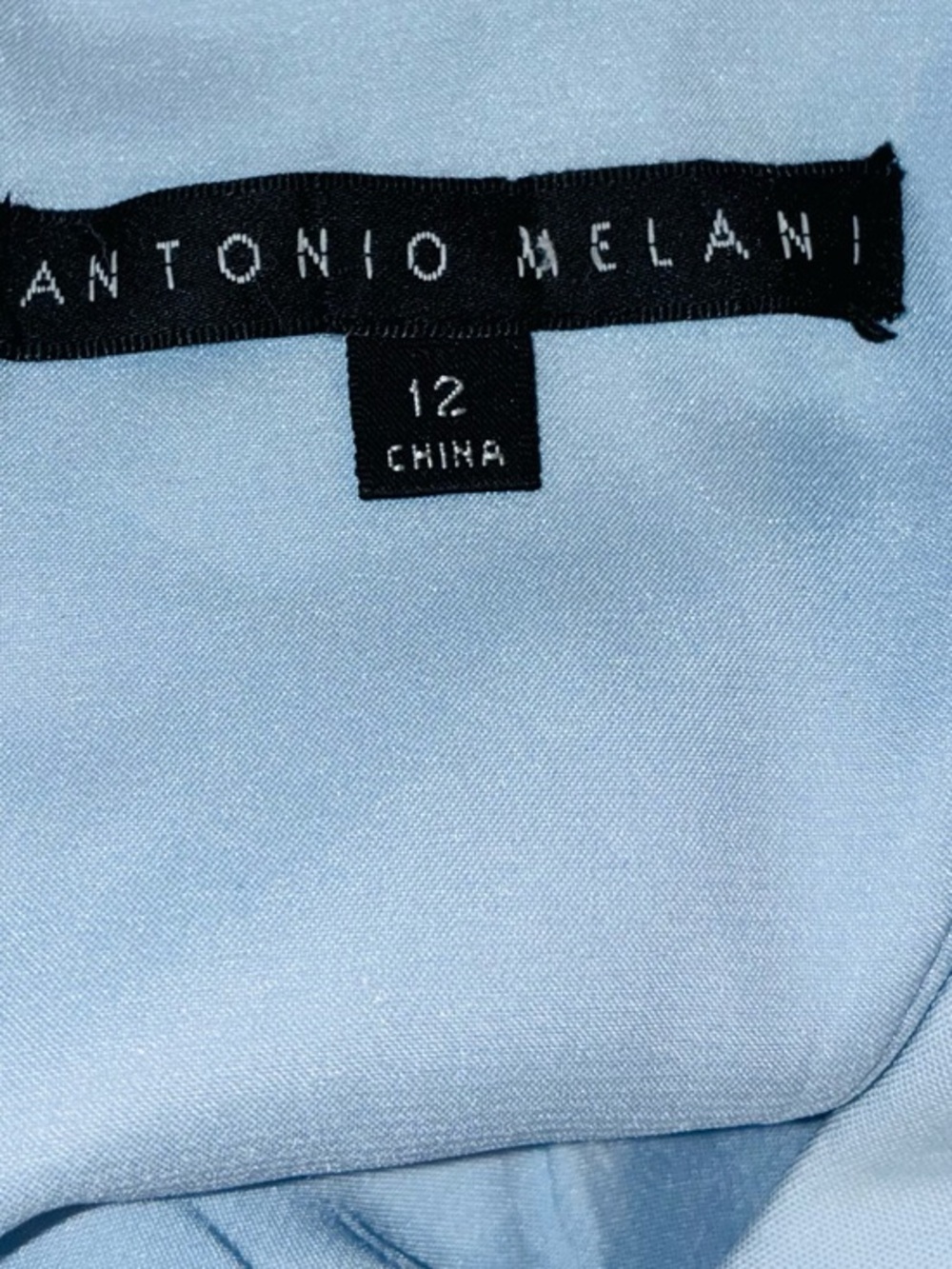 Antonio Melani cap-sleeve sheath dress in light blue Style 99AMM038 - Picture 3 of 4